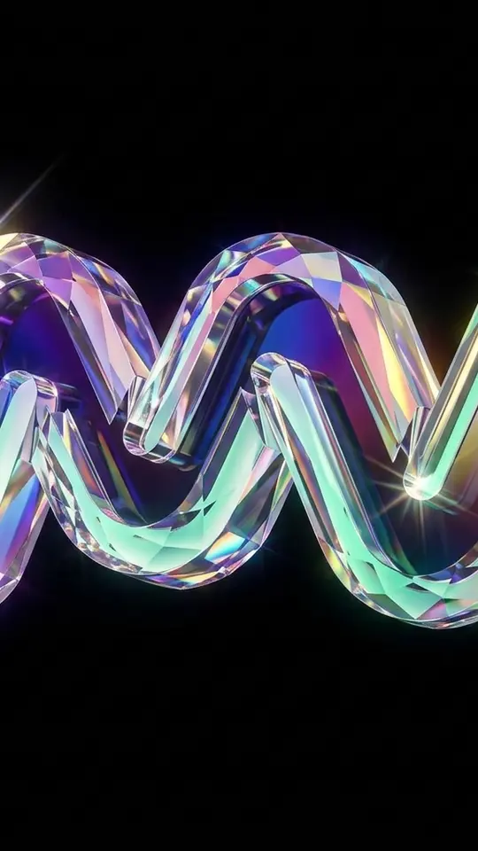Мерцающий 3D-логотип