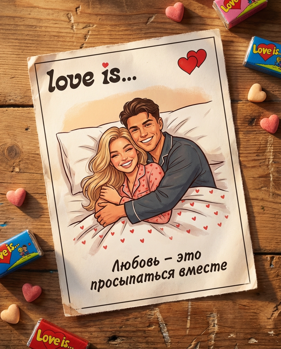 Вкладыш love is 13