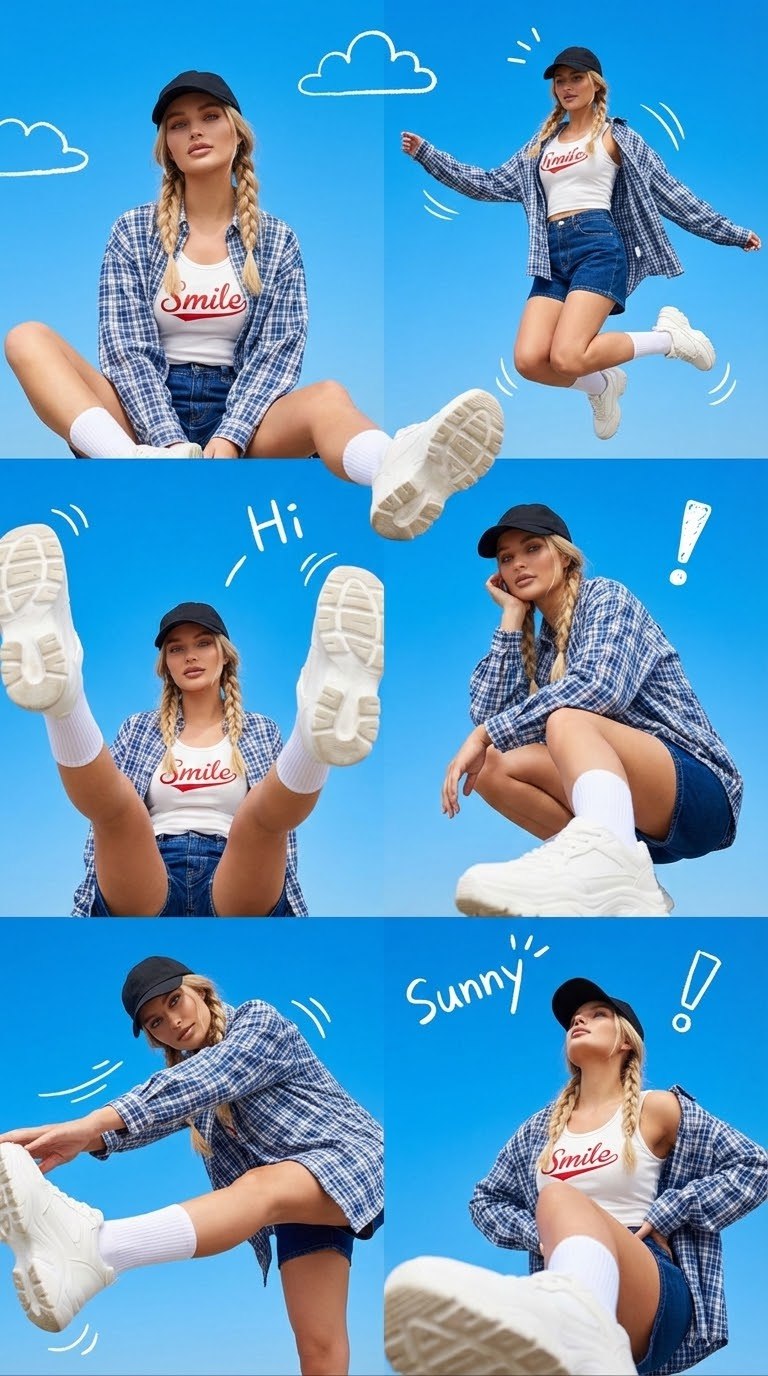 Коллаж с дудлами