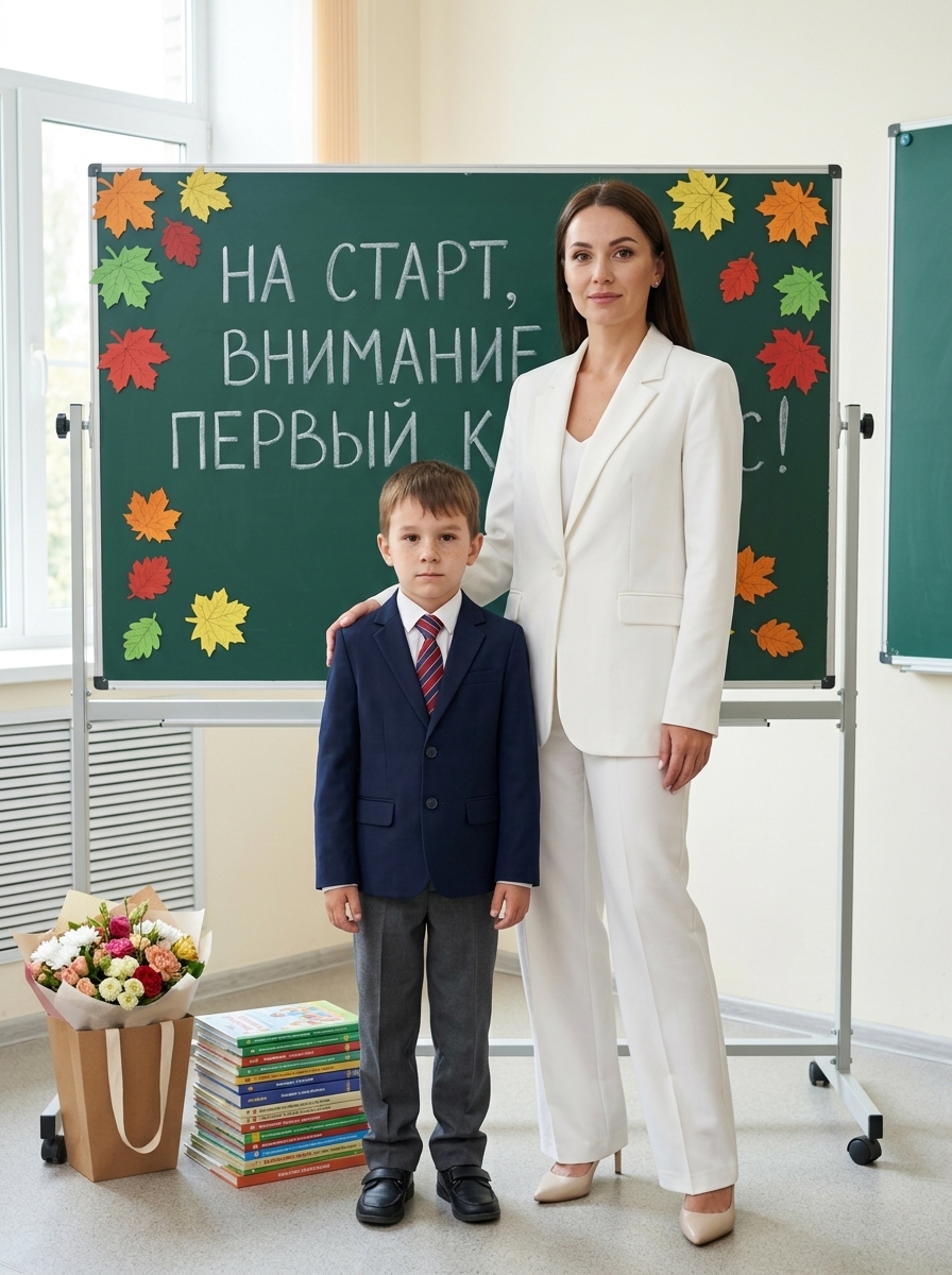 С мамой в классе