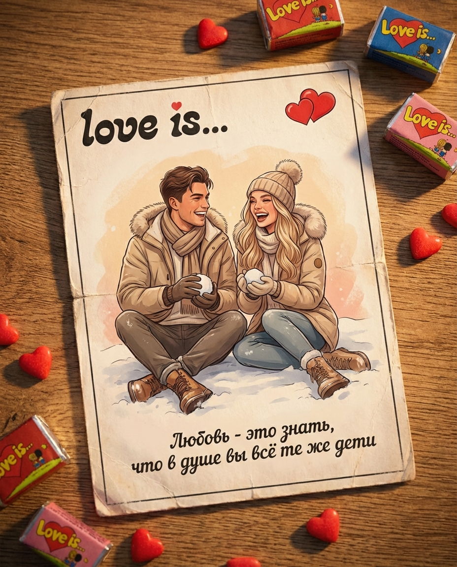 Вкладыш love is 11