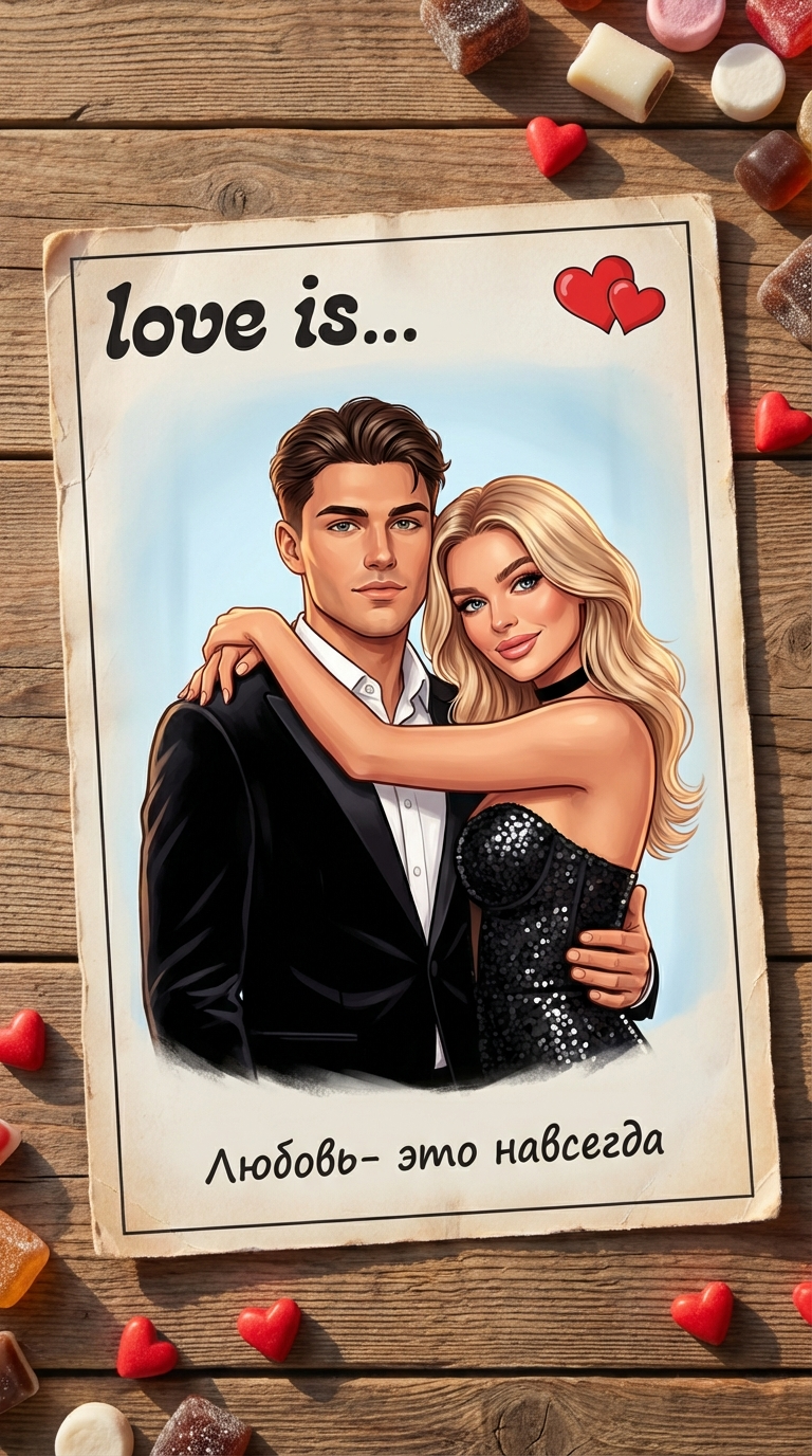 Вкладыш love is 1