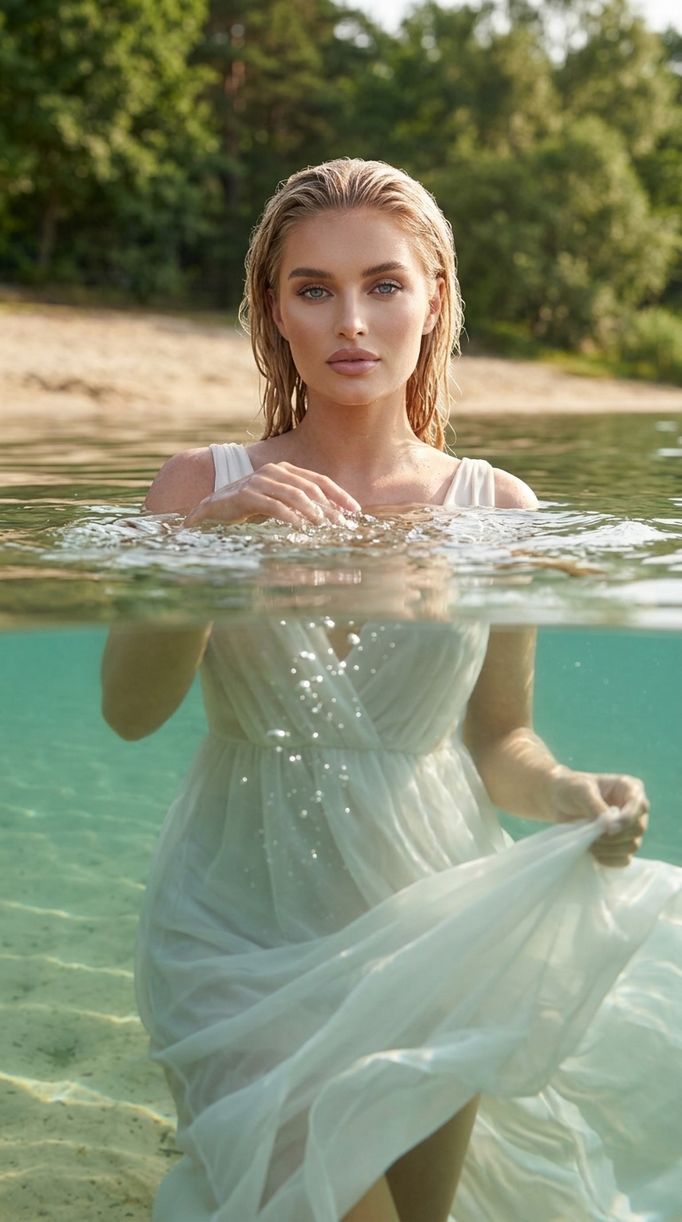 Портрет на границе воды