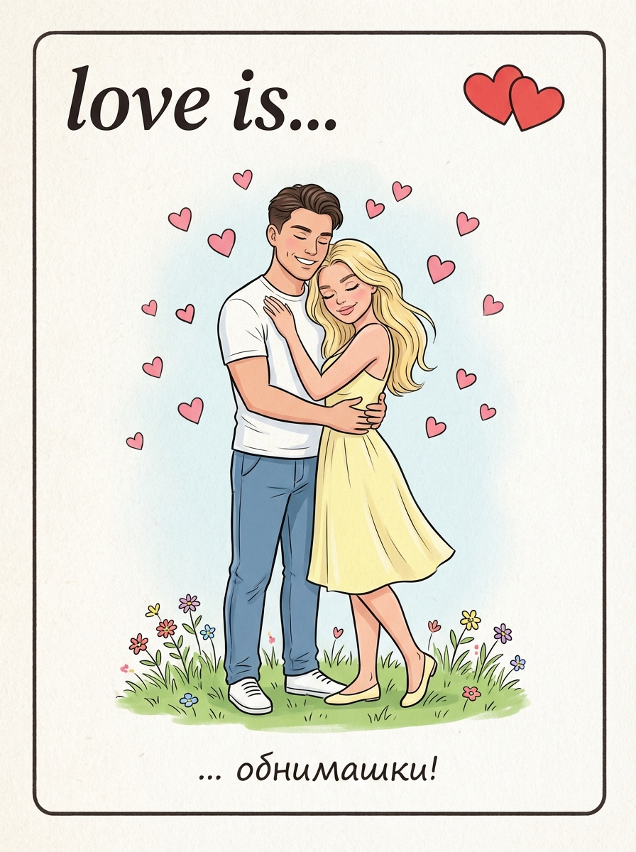 Вкладыш love is 6