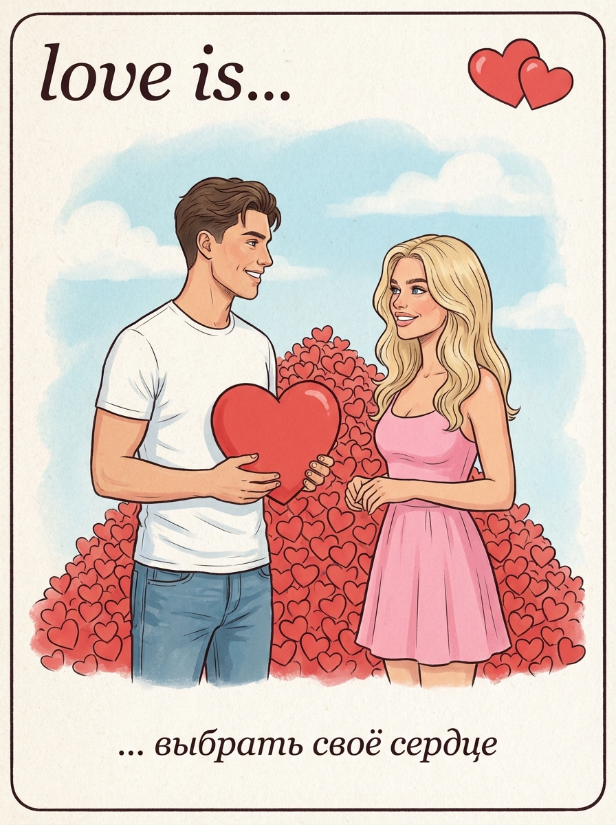 Вкладыш love is 3