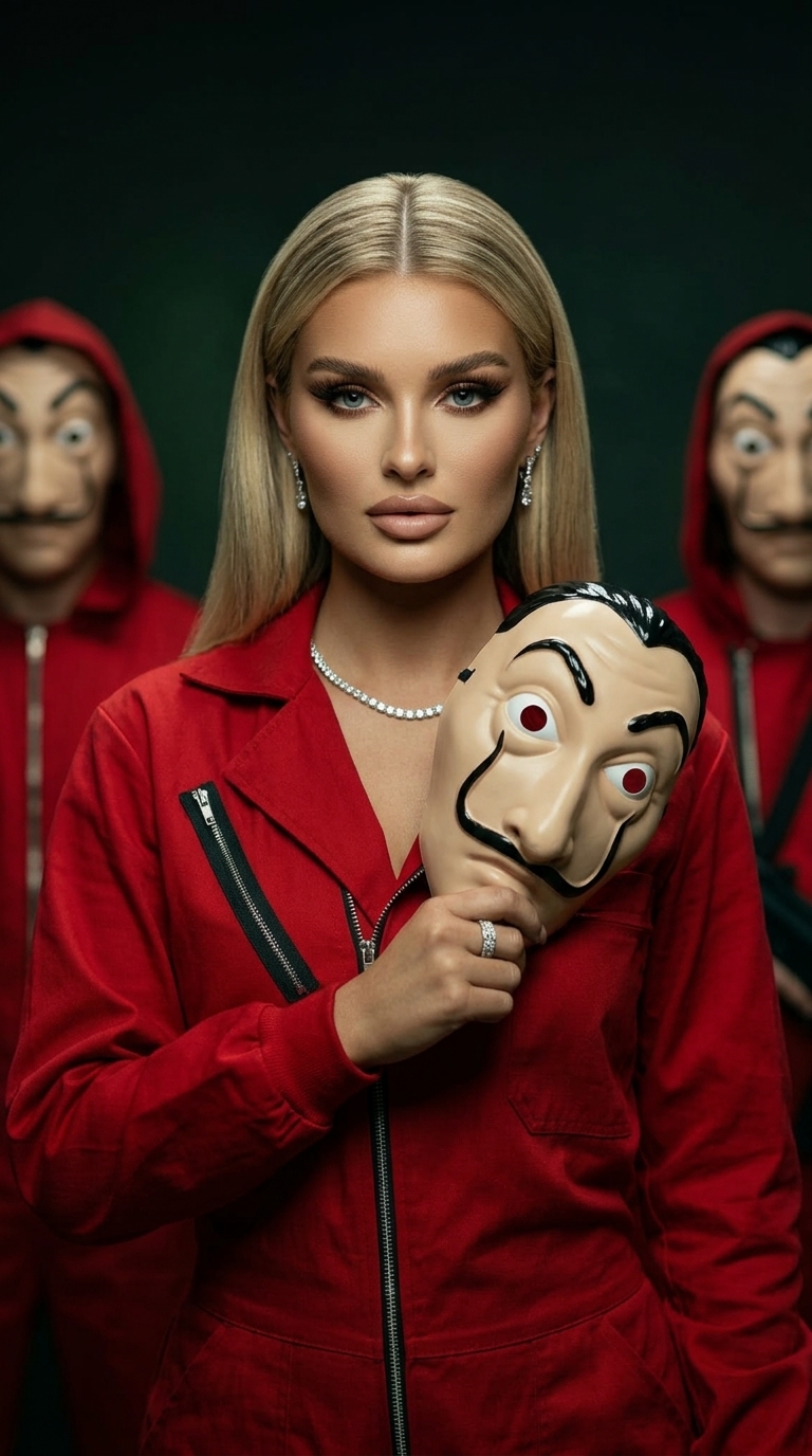 Бумажный дом, девушка