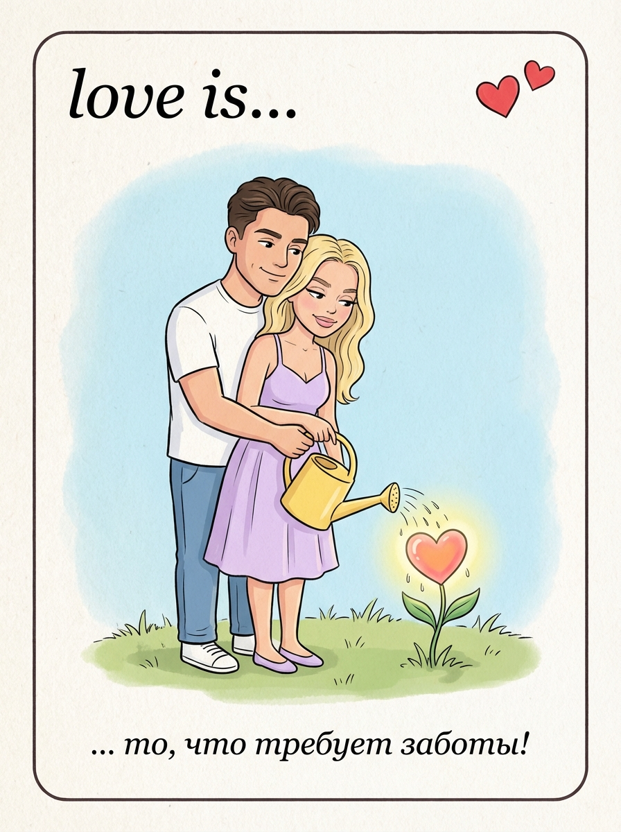 Вкладыш love is 5