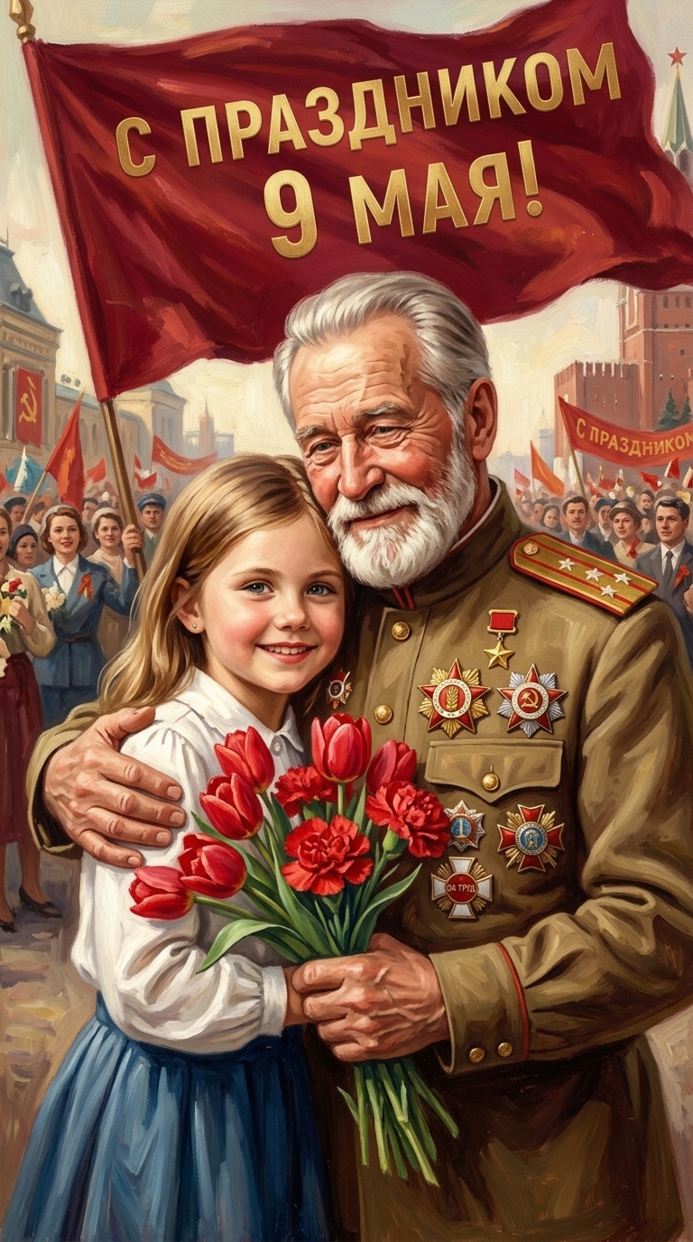 Открытка к 9 мая 2
