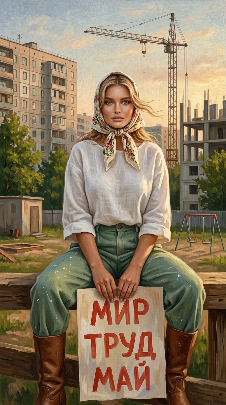 Плакат к 1 мая