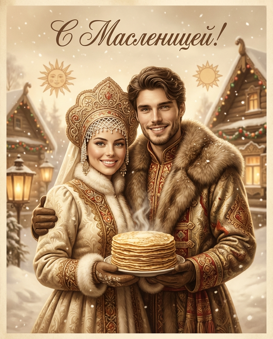 Открытка на Масленицу 1