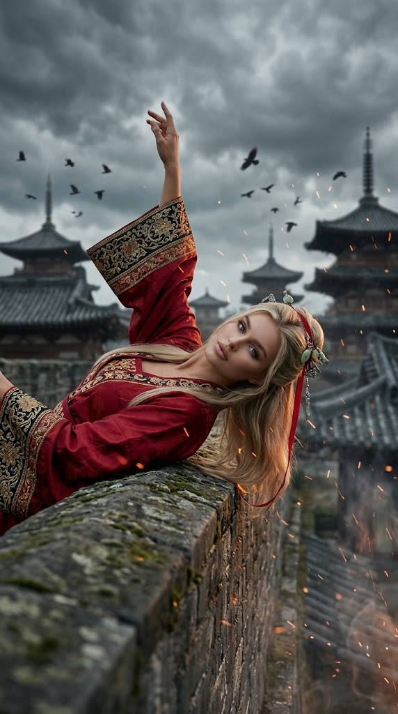 Императрица в шелках заката 1