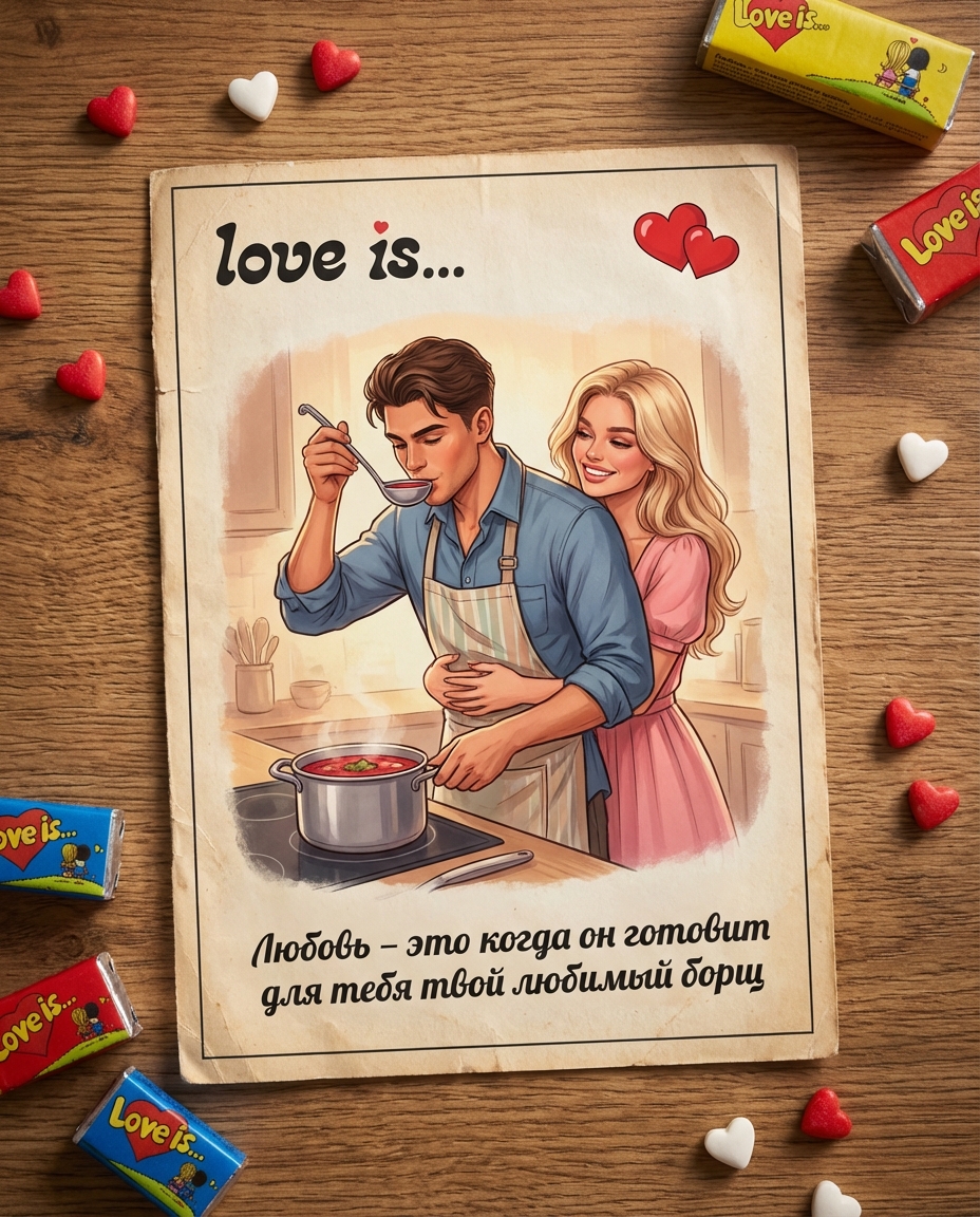 Вкладыш love is 12