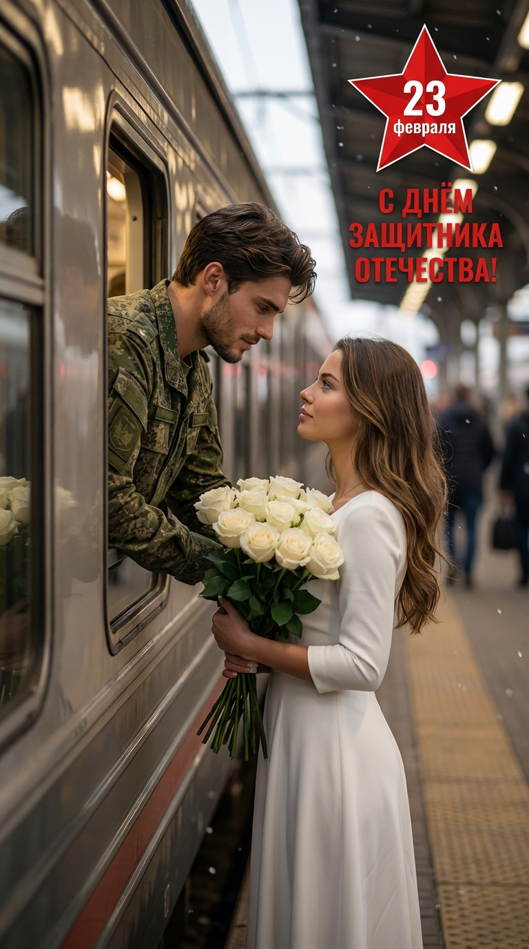 Открытка к 23 февраля 6