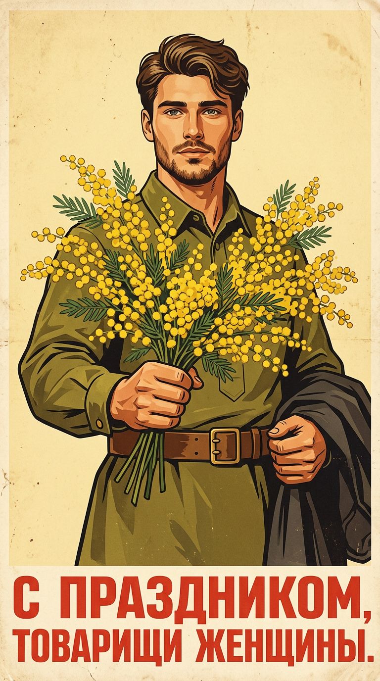 Открытка к 8 марта 6