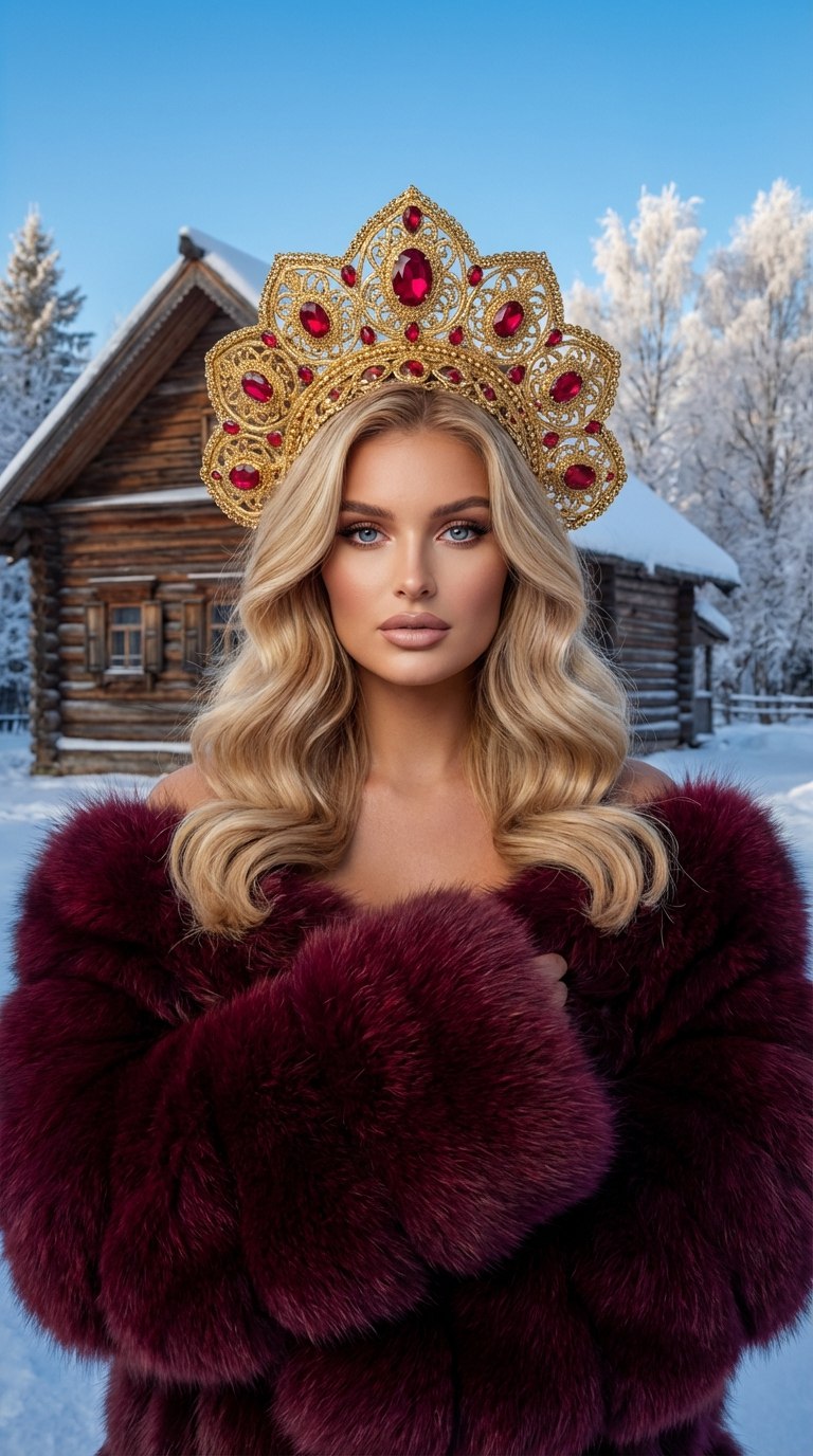 В кокшнике