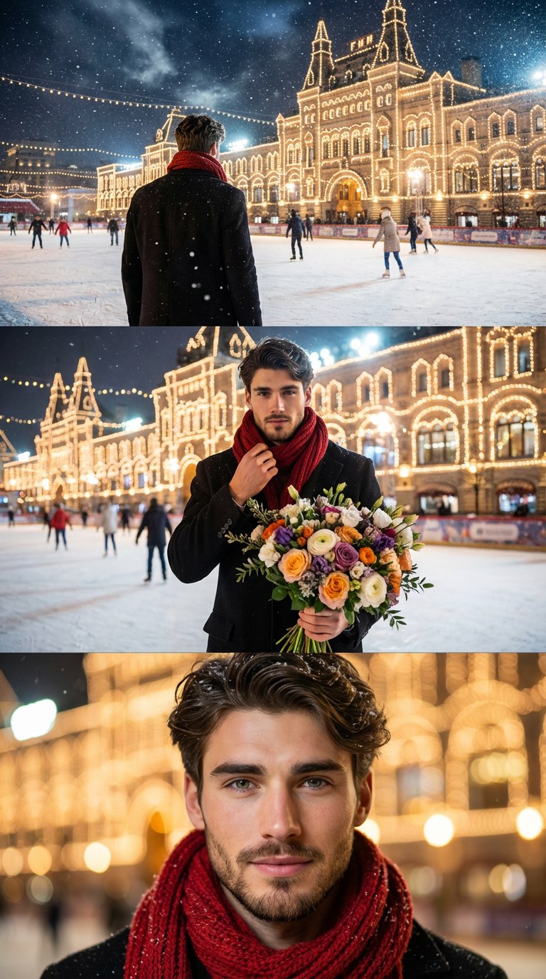 На катке