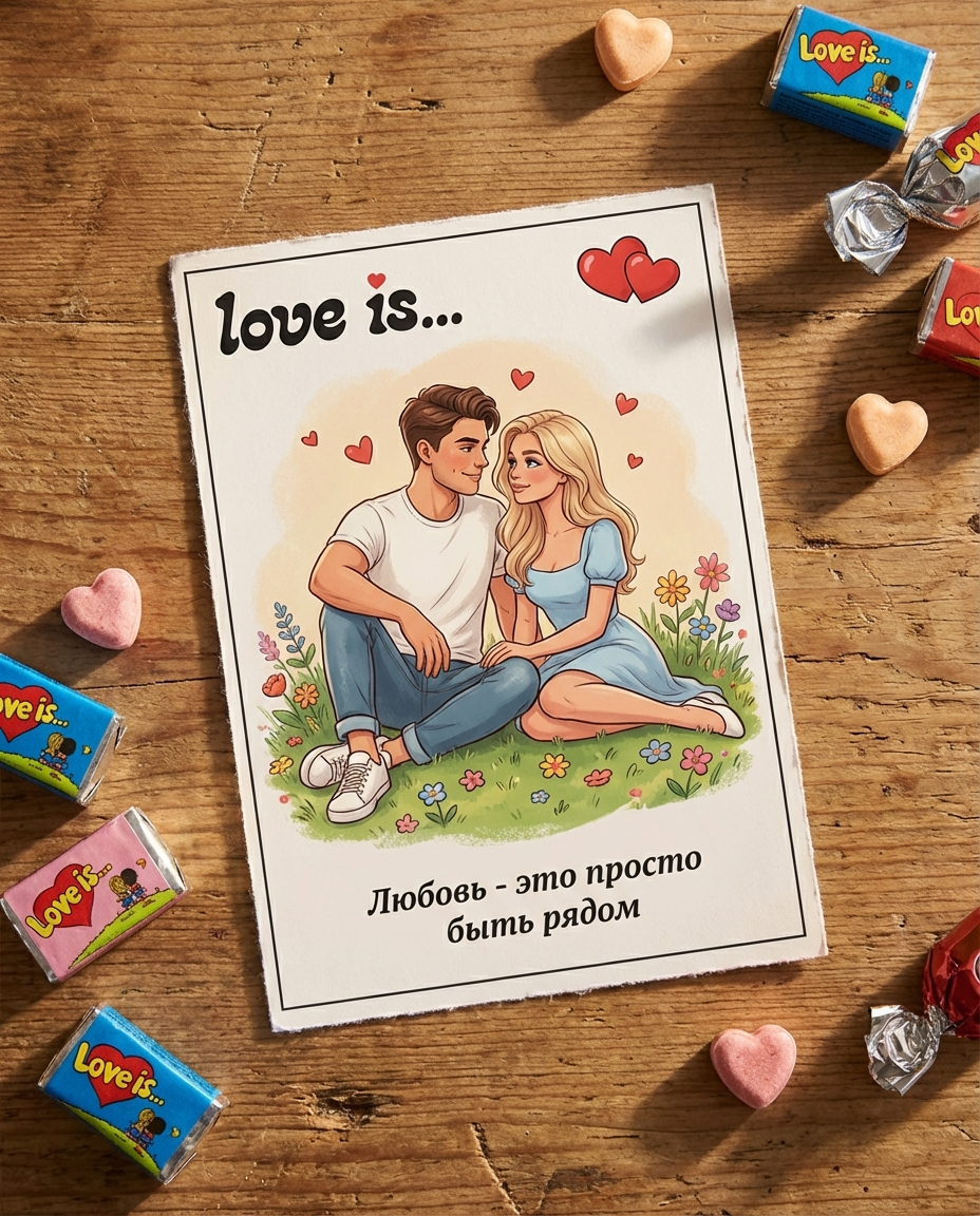 Вкладыш love is 14
