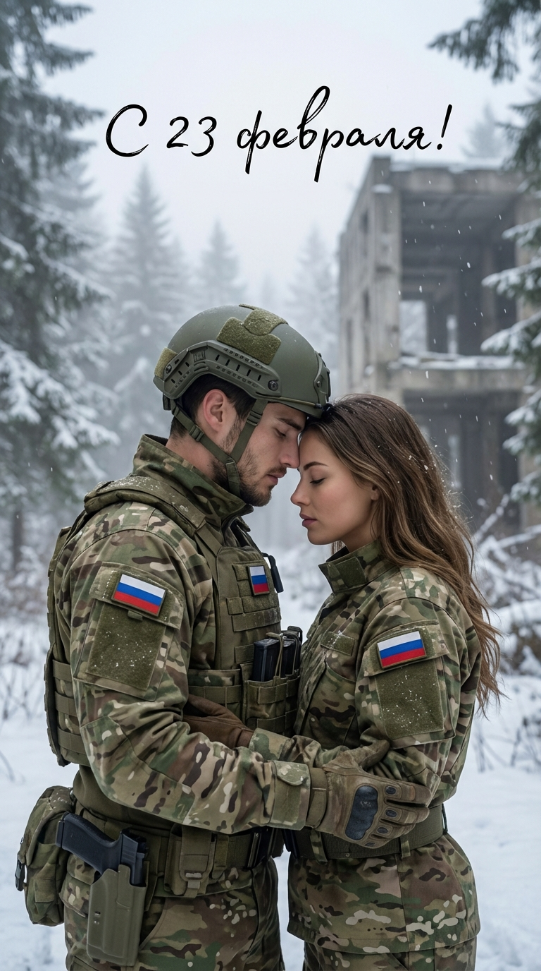 Открытка к 23 февраля 8